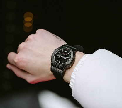 G-SHOCK 2100 Series Utility Metal Collection Stainless Steel & Resin Quartz Watch GM-2100CB-1AER