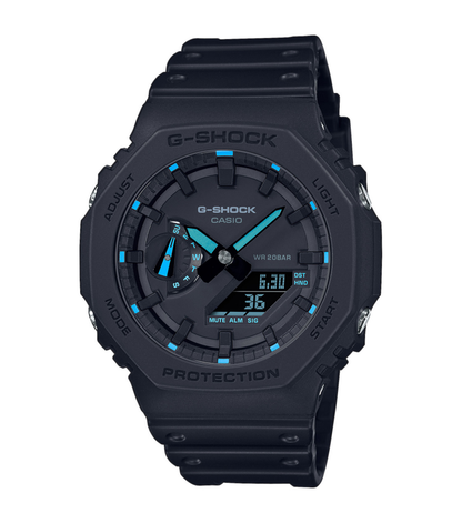G-SHOCK 2100 Utility Black Collection Resin Watch GA-2100-1A2ER