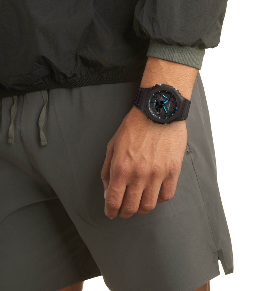 G-SHOCK 2100 Utility Black Collection Resin Watch GA-2100-1A2ER
