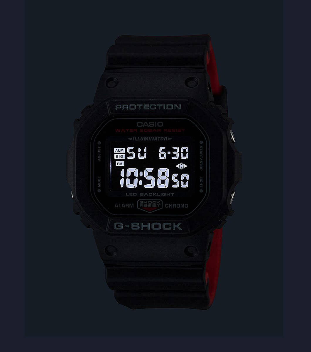 G-SHOCK 5600 Collection LED Resin Watch DW-5600UHR-1ER