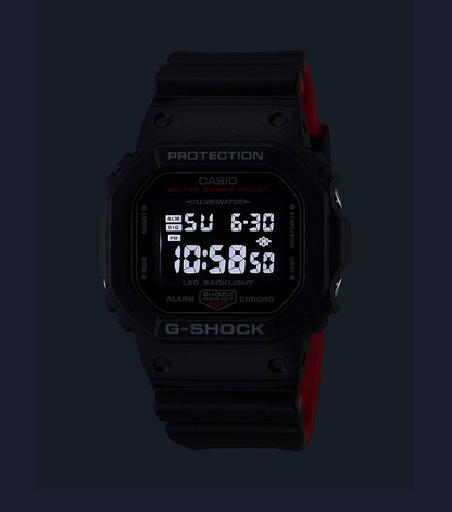 G-SHOCK 5600 Collection LED Resin Watch DW-5600UHR-1ER