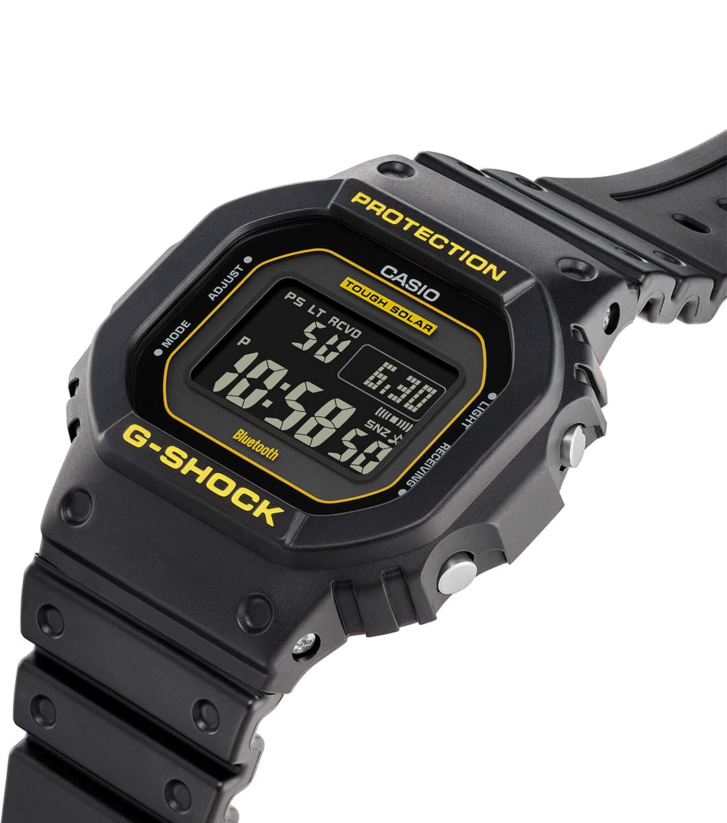 G-SHOCK 5600 Collection Tough Solar Caution Yellow Resin Watch GW-B5600CY-1ER