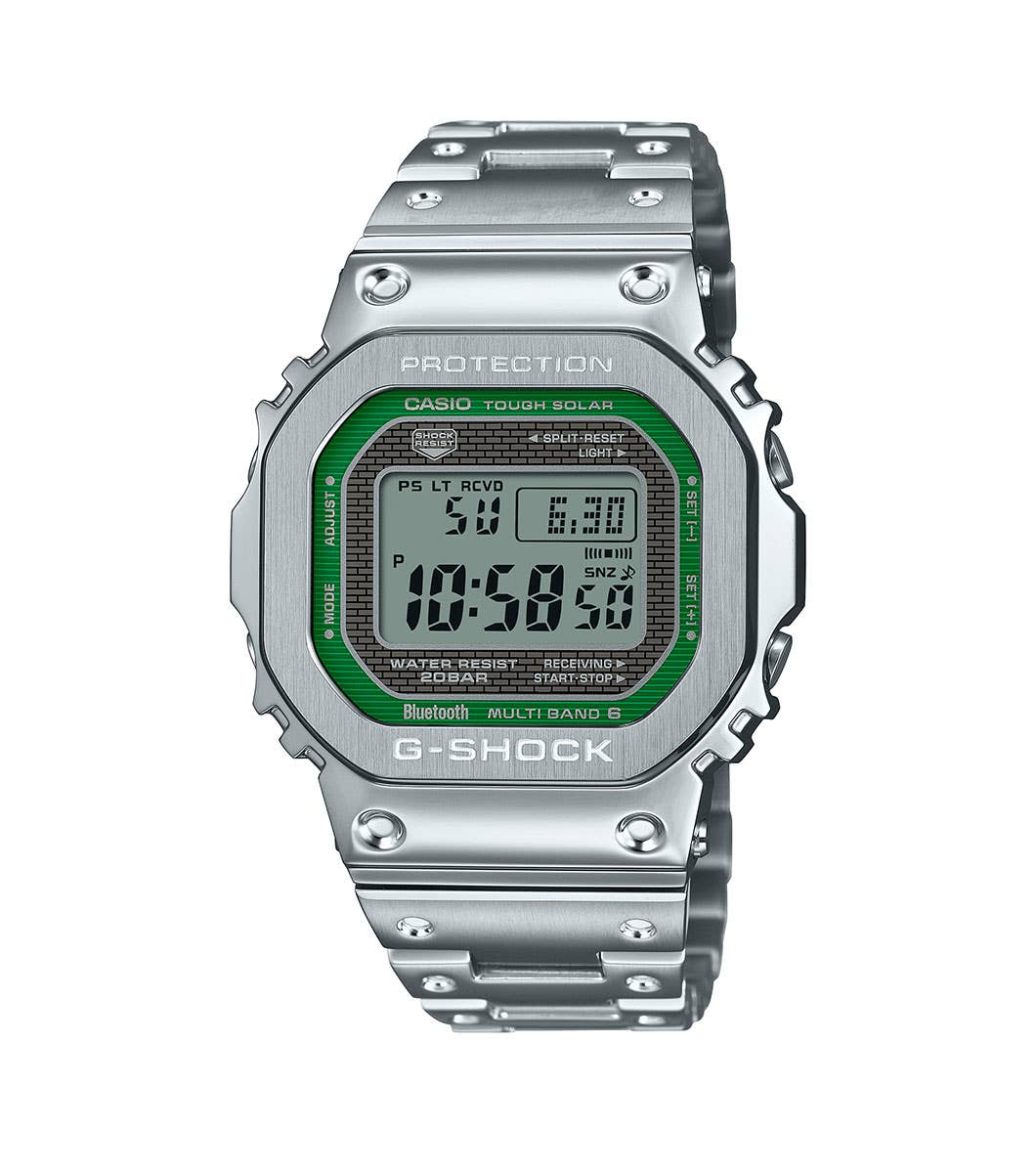 G-SHOCK Full Metal Series Bluetooth® Solar Watch (Green) GMW-B5000D-3ER