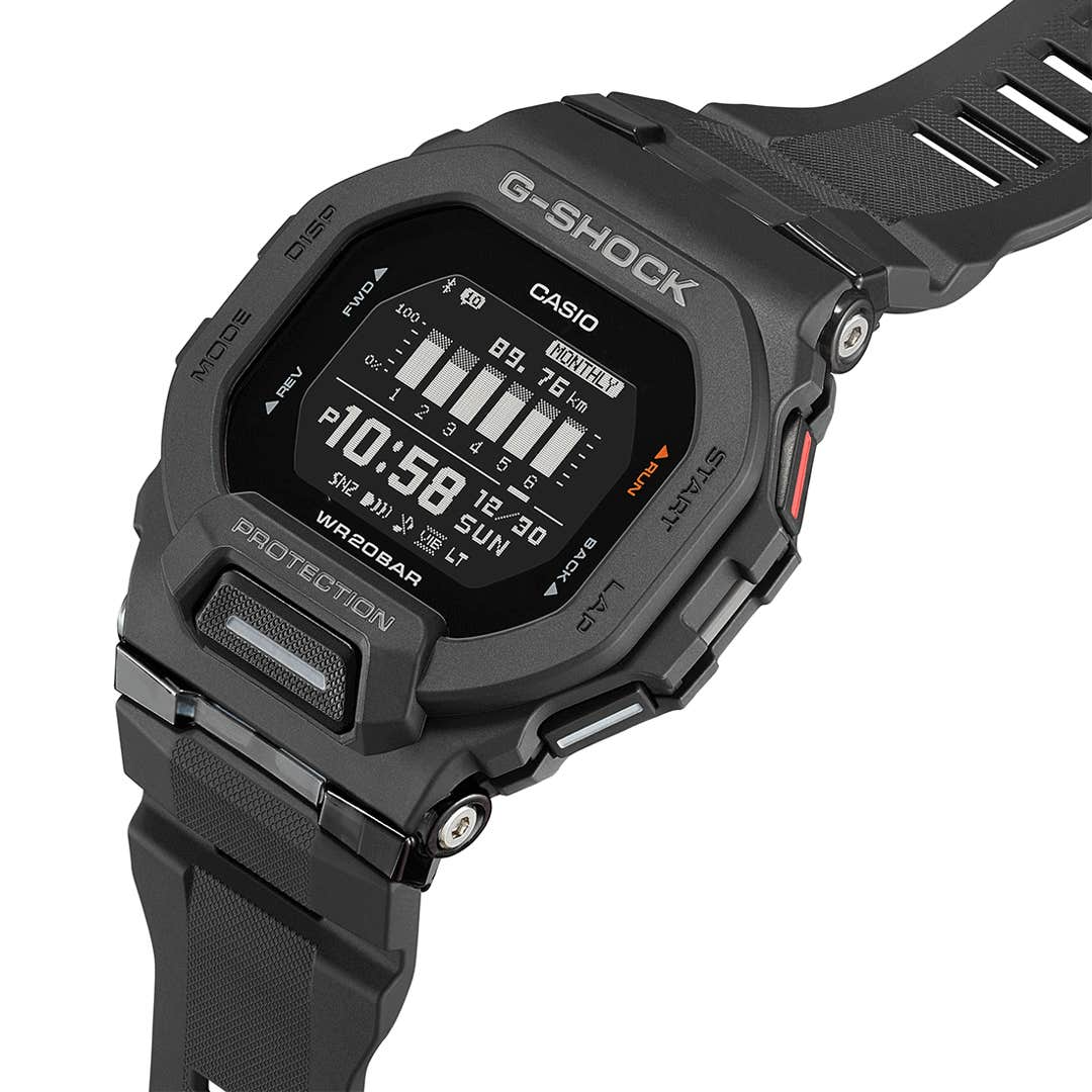 G-SHOCK G-SQUAD Collection Bluetooth® Black Resin Watch GBD-200-1ER