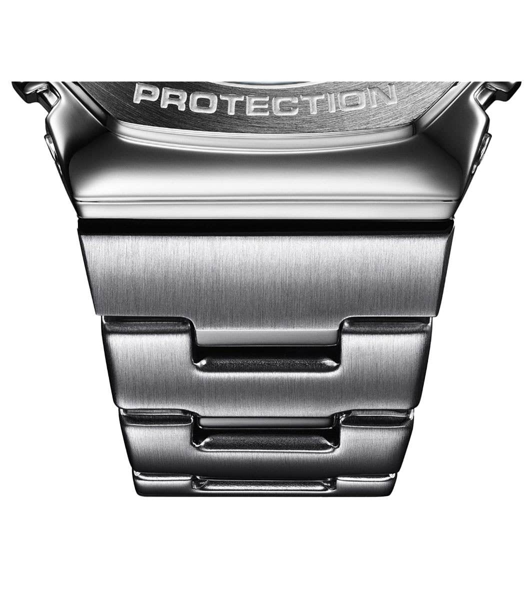 G-SHOCK G-STEEL GM-2100 Collection Silver Dial Stainless Steel & Resin Quartz Watch GM-2110D-7AER