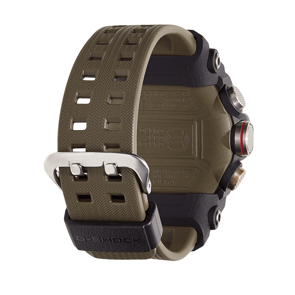 G-SHOCK Master of G MUDMASTER Carbon Core Guard Watch (Green) GG-B100-1A3ER