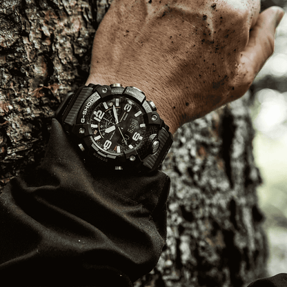 G-SHOCK Master of G MUDMASTER Carbon Core Guard Watch (Green) GG-B100-1A3ER