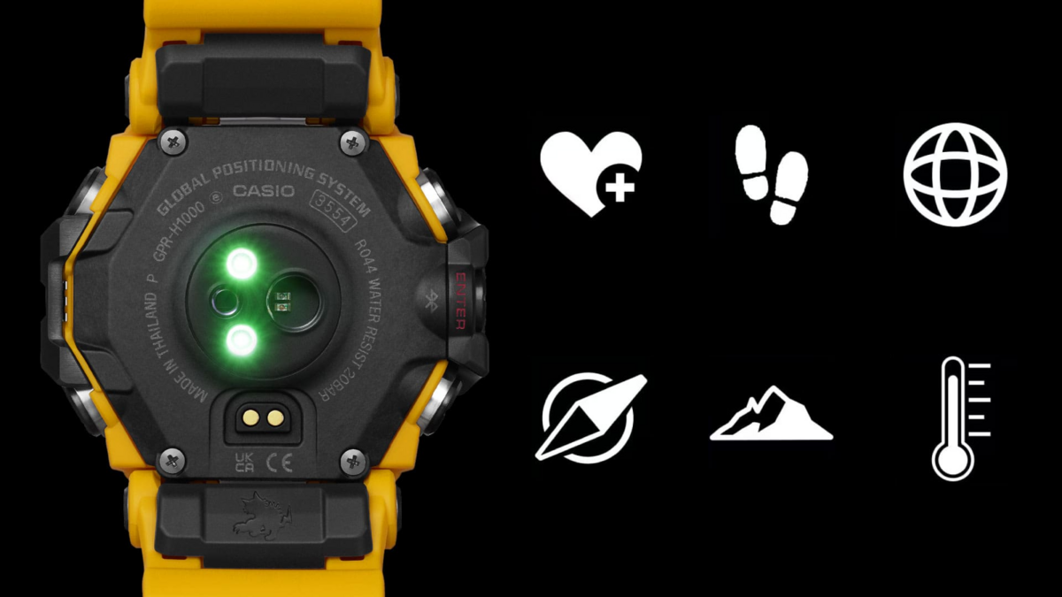 G-SHOCK Master of G RANGEMAN Bluetooth® Smartwatch (Yellow) GPR-H1000-9ER