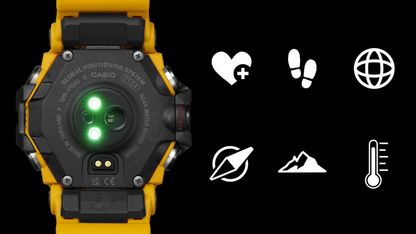 G-SHOCK Master of G RANGEMAN Bluetooth® Smartwatch (Yellow) GPR-H1000-9ER