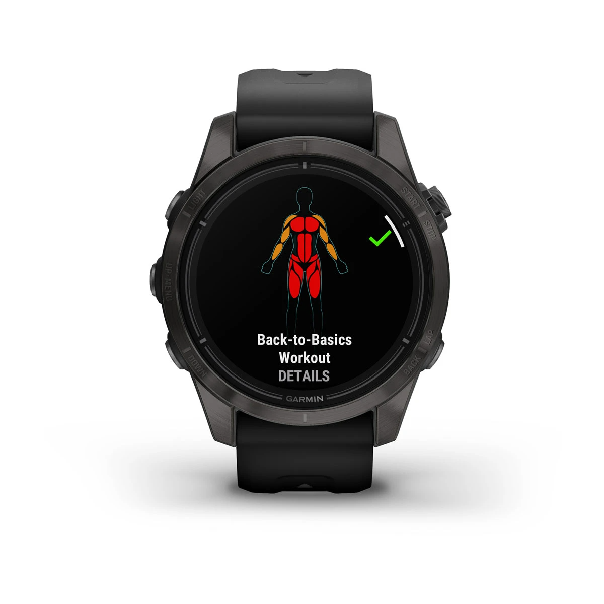 GARMIN epix Pro (Gen 2) Sapphire Polymer & Titanium Smartwatch 42mm 010-02802-15