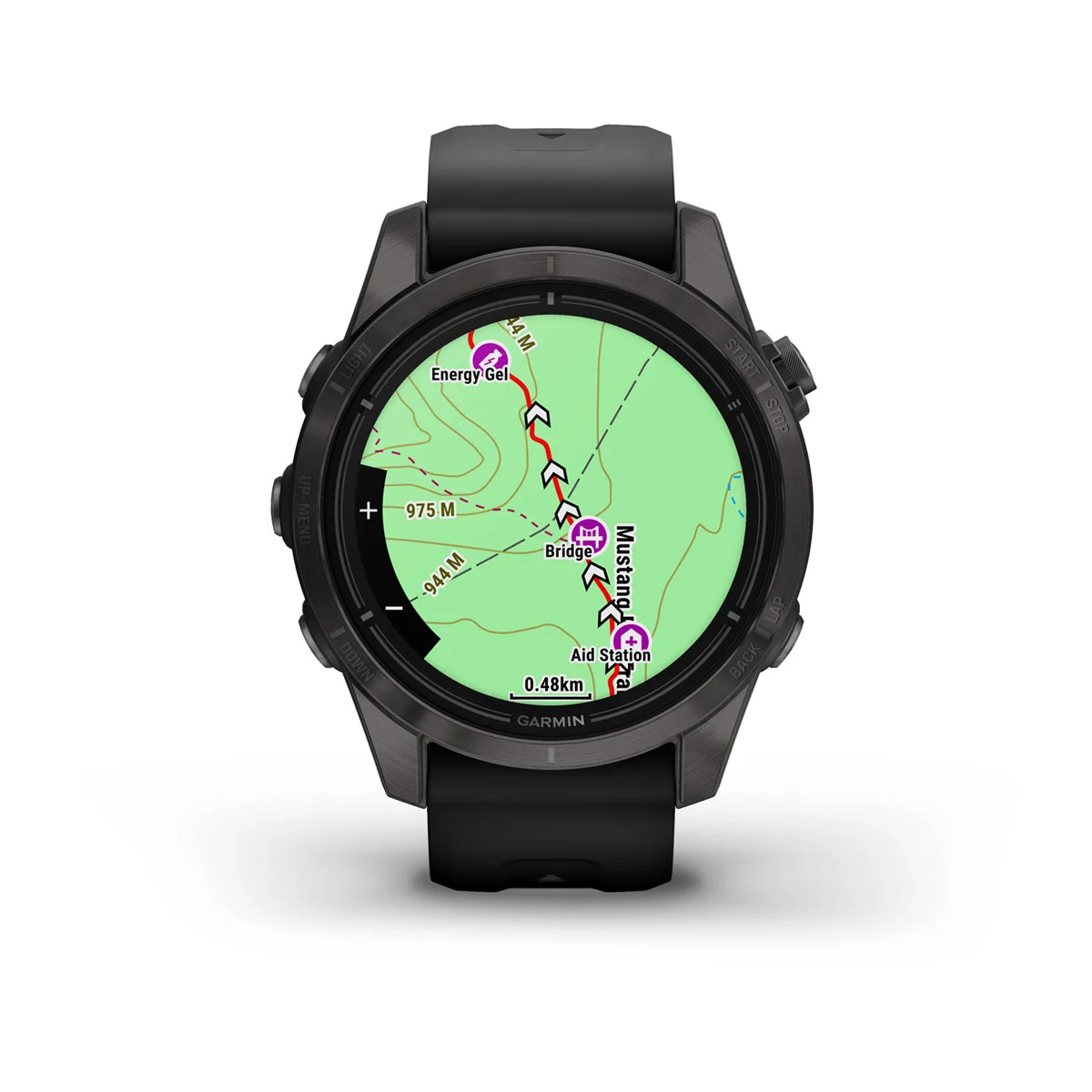 GARMIN epix Pro (Gen 2) Sapphire Polymer & Titanium Smartwatch 42mm 010-02802-15