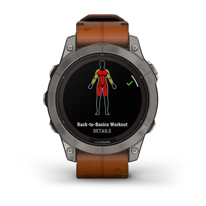 GARMIN fēnix 7 Pro Sapphire Solar Carbon Grey Polymer & Titanium Smartwatch 010-02777-30