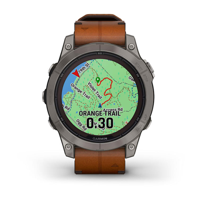 GARMIN fēnix 7 Pro Sapphire Solar Carbon Grey Polymer & Titanium Smartwatch 010-02777-30