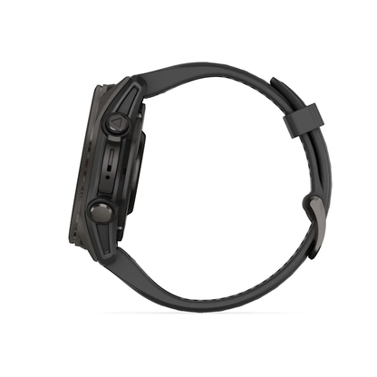 GARMIN fēnix 8 43mm AMOLED Sapphire Carbon Grey DLC Polymer & Titanium Smartwatch  010-02903-21