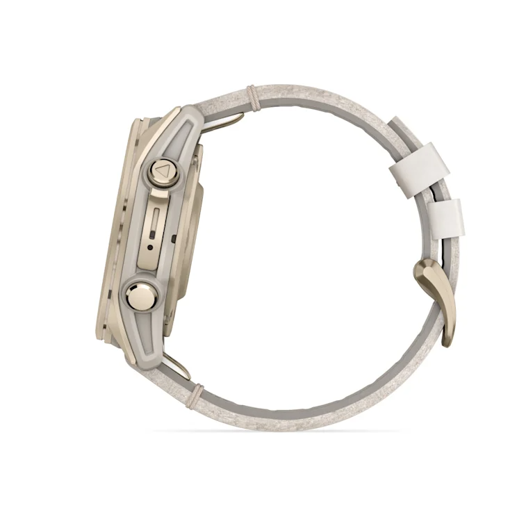 GARMIN fēnix 8 43mm AMOLED Sapphire Soft Gold Polymer & Stainless Steel Smartwatch  010-02903-40