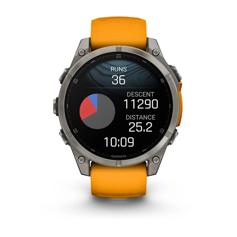 GARMIN fēnix 8 47mm AMOLED Sapphire Polymer & Titanium Smartwatch  010-02904-11