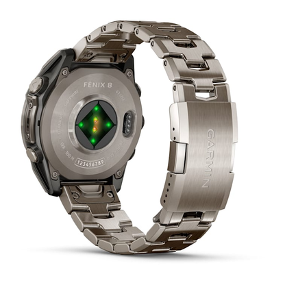 GARMIN fēnix 8 47mm AMOLED Sapphire Polymer & Titanium Smartwatch  010-02904-40