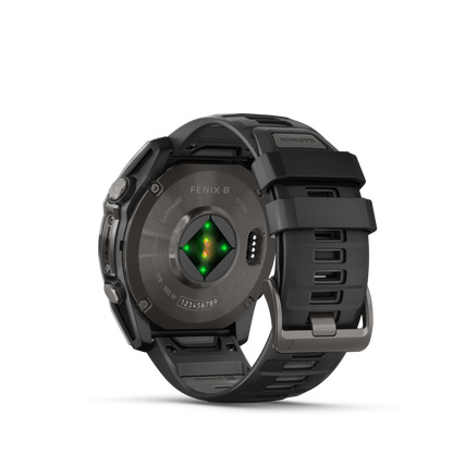 GARMIN fēnix 8 51mm AMOLED Sapphire Carbon Grey DLC Polymer & Titanium Smartwatch  010-02905-21