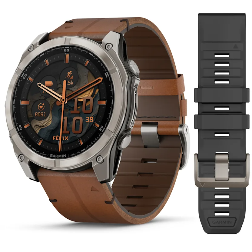 GARMIN fēnix 8 51mm AMOLED Sapphire Polymer & Titanium Smartwatch  010-02905-40