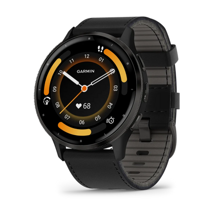 GARMIN Venu 3 Slate Polymer & Stainless Steel Smartwatch 010-02784-52