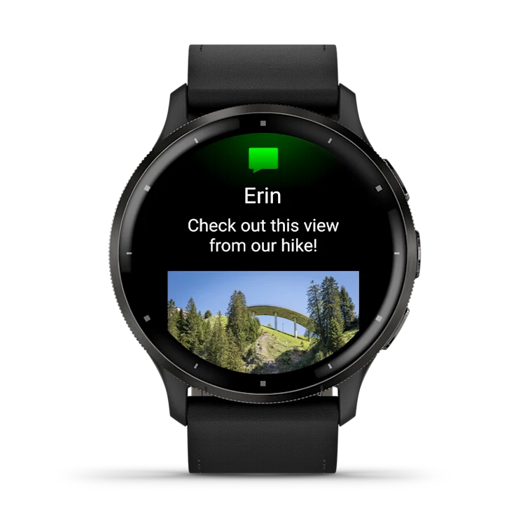 GARMIN Venu 3 Slate Polymer & Stainless Steel Smartwatch 010-02784-52