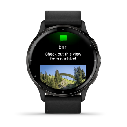 GARMIN Venu 3 Slate Polymer & Stainless Steel Smartwatch 010-02784-52