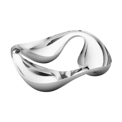 Georg Jensen Living COBRA Triple Snack Stainless Steel Bowl 10019106
