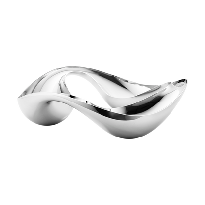 Georg Jensen Living COBRA Triple Snack Stainless Steel Bowl 10019106