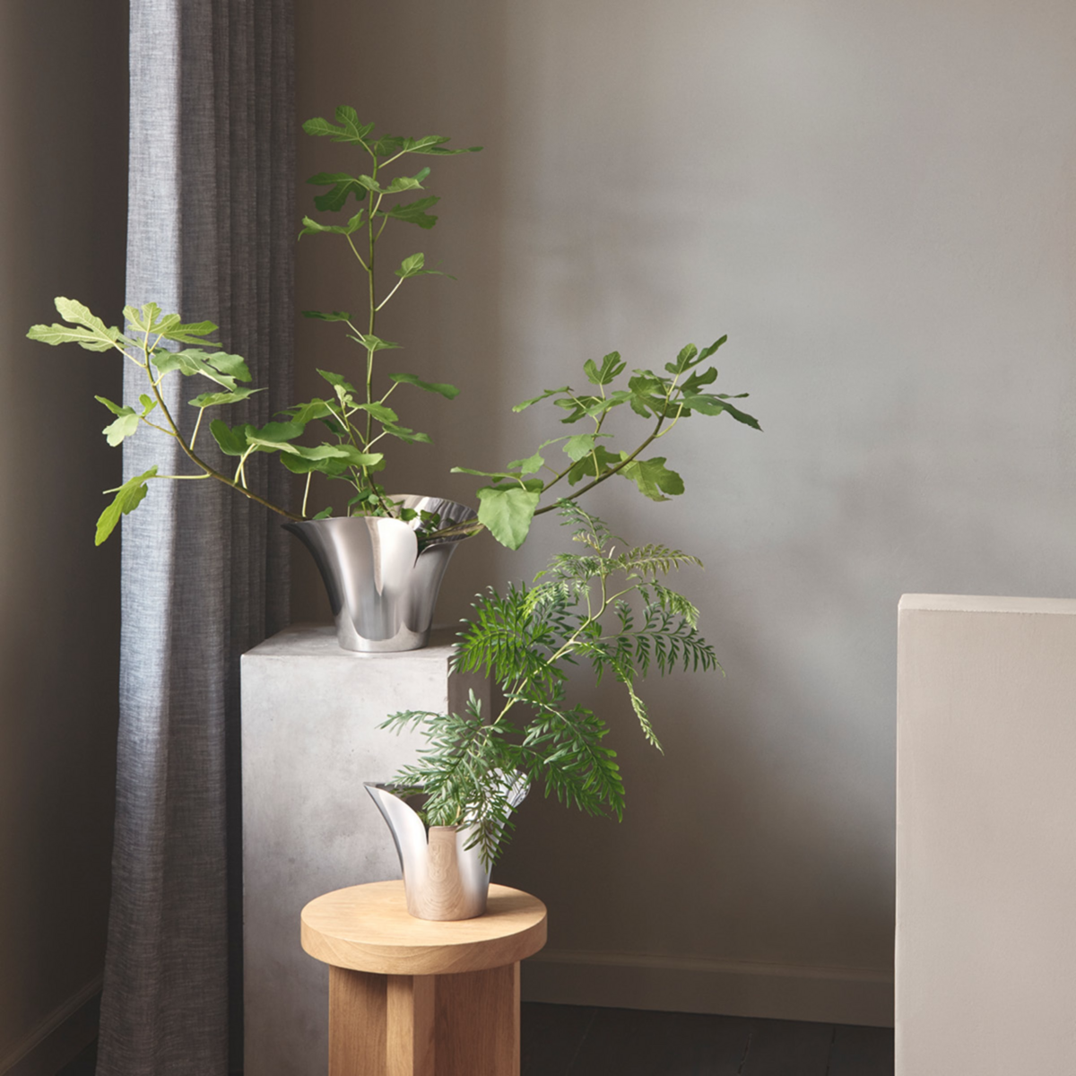 Georg Jensen Living Stainless Steel BLOOM BOTANICA Flower Pot (Small) 10019580