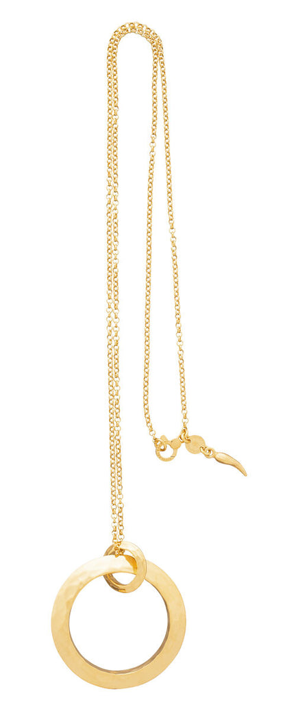 Giovanni Raspini Gold-Plated Silver Blade Pendant Necklace