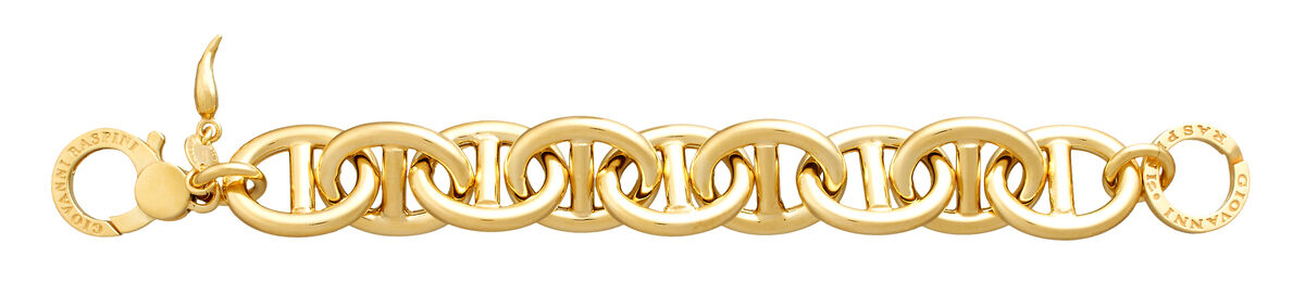 Giovanni Raspini Gold-Plated Silver Marina Link Big Bracelet