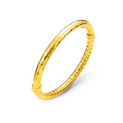 Giovanni Raspini Gold-Plated Sterling Silver Rock Small Bangle