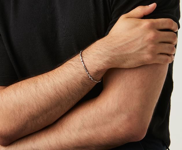 Giovanni Raspini Sterling Silver Cubes Bracelet