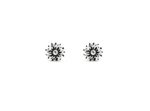 Giovanni Raspini Sterling Silver Daisy Dot Mini Stud Earrings
