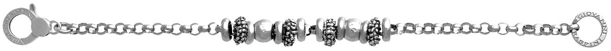 Giovanni Raspini Sterling Silver Perlage Bead/Charm Bracelet