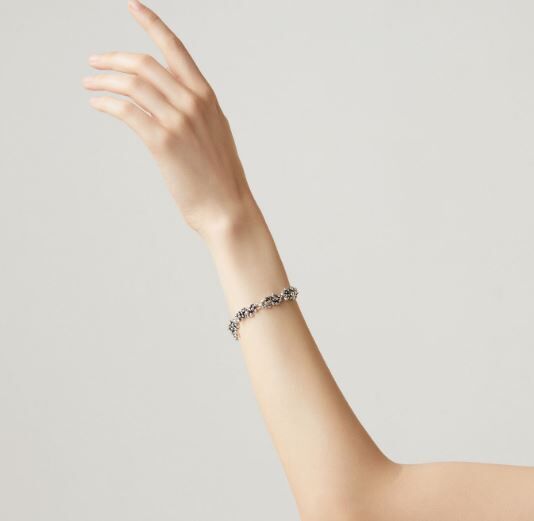 Giovanni Raspini Sterling Silver Perlage Bracelet