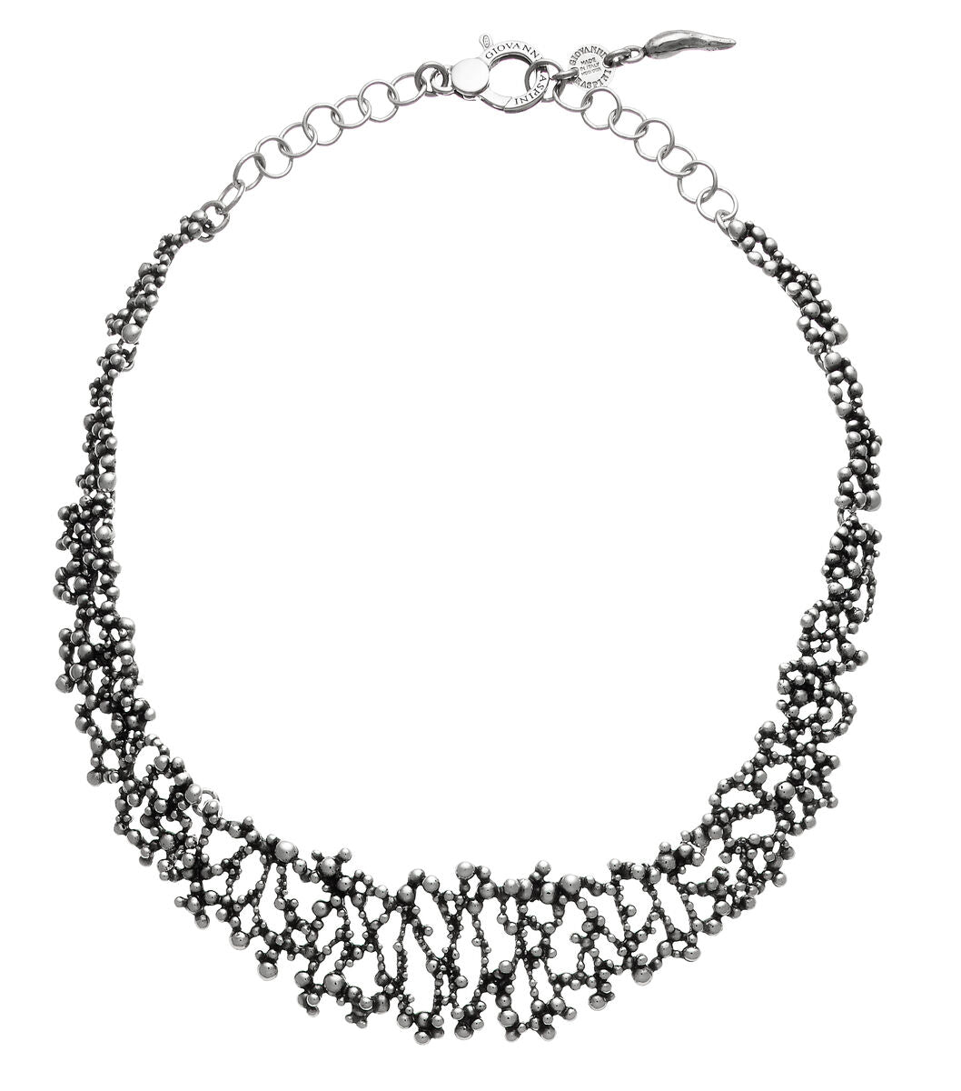 Giovanni Raspini Sterling Silver Perlage Necklace