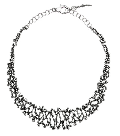 Giovanni Raspini Sterling Silver Perlage Necklace