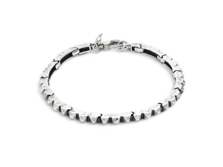 Giovanni Raspini Sterling Silver Studded Small Bracelet