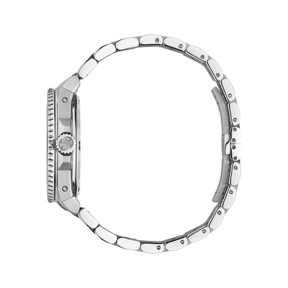 Gucci Dive Silver Dial Stainless Steel Mens Watch YA136354