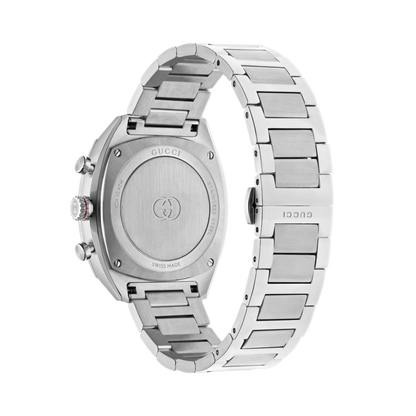 Gucci Interlocking Blue Dial Stainless Steel Mens Quartz Chronograph Watch YA142317