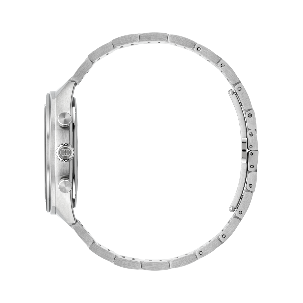 Gucci Interlocking Blue Dial Stainless Steel Mens Quartz Chronograph Watch YA142317