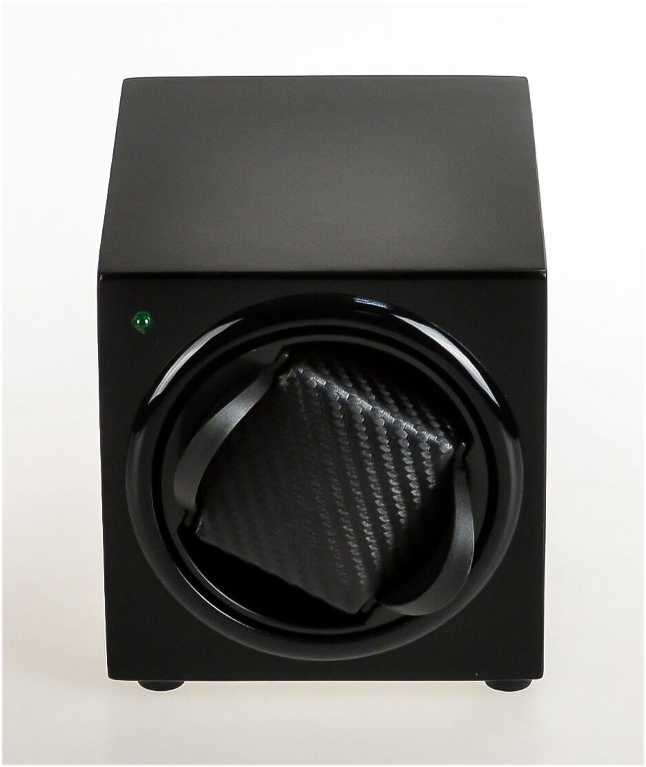 LEANSCHI Black Single Winder XL Watch Winding Box WWXL-1BLA