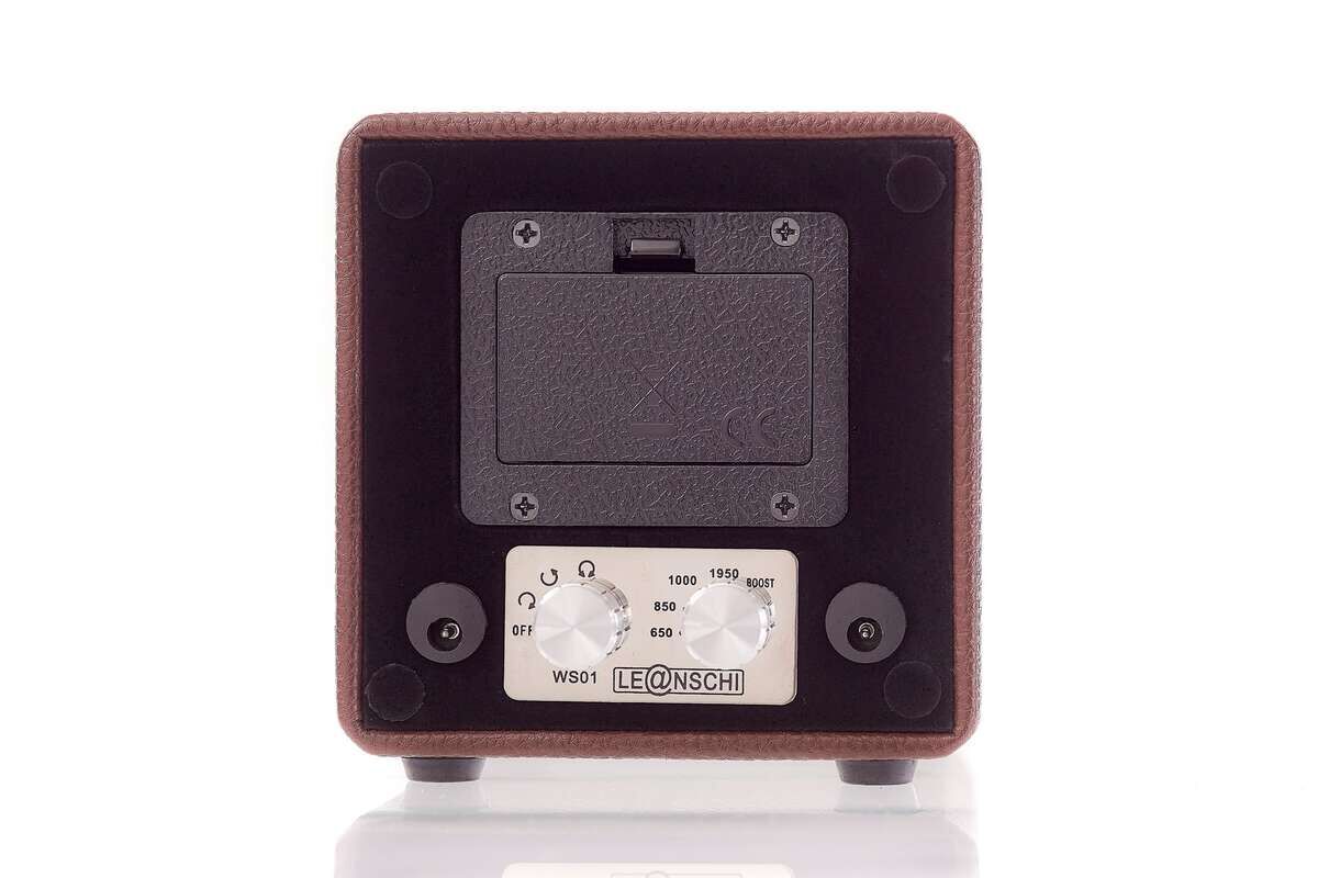 LEANSCHI Chocolate Brown Single Winder Watch Winding Box WS01-CHOC