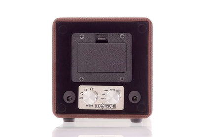 LEANSCHI Chocolate Brown Single Winder Watch Winding Box WS01-CHOC