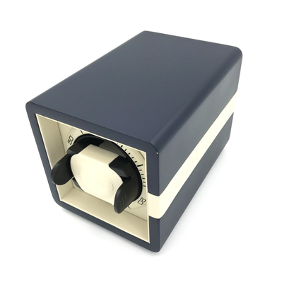 LEANSCHI Matt Blue & Beige Single Winder Watch Winding Box WS01-BLUE