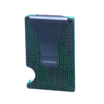 LEANSCHI Tech Wallet  Carbon Fibre RFID Safe Credit Card Holder