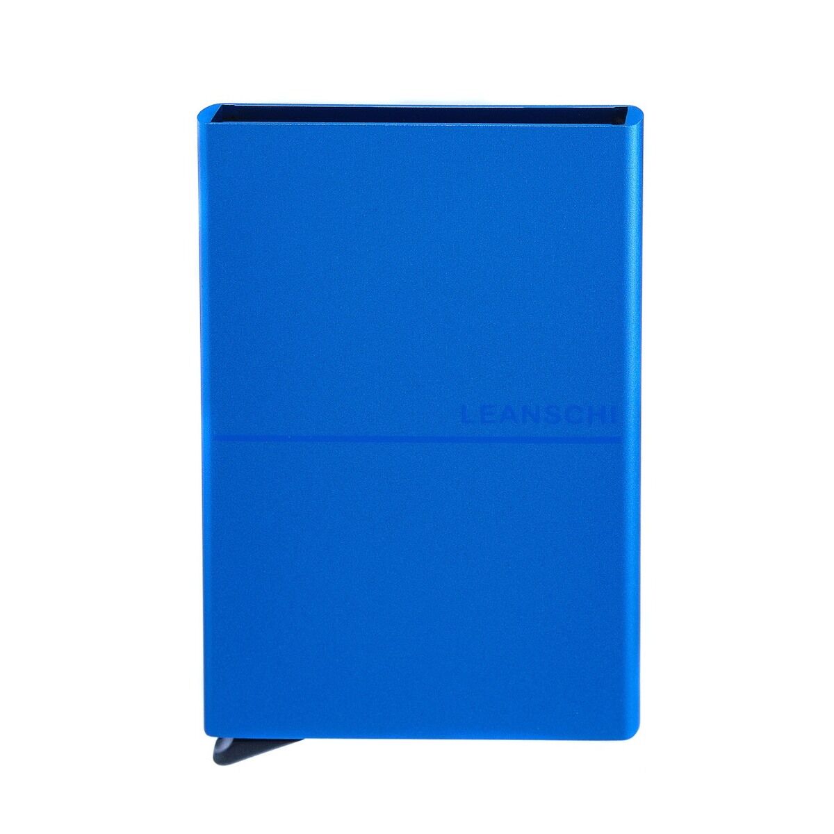 LEANSCHI Tech Wallet V2 "Pride" Blue Aluminium RFID Safe Credit Card Holder