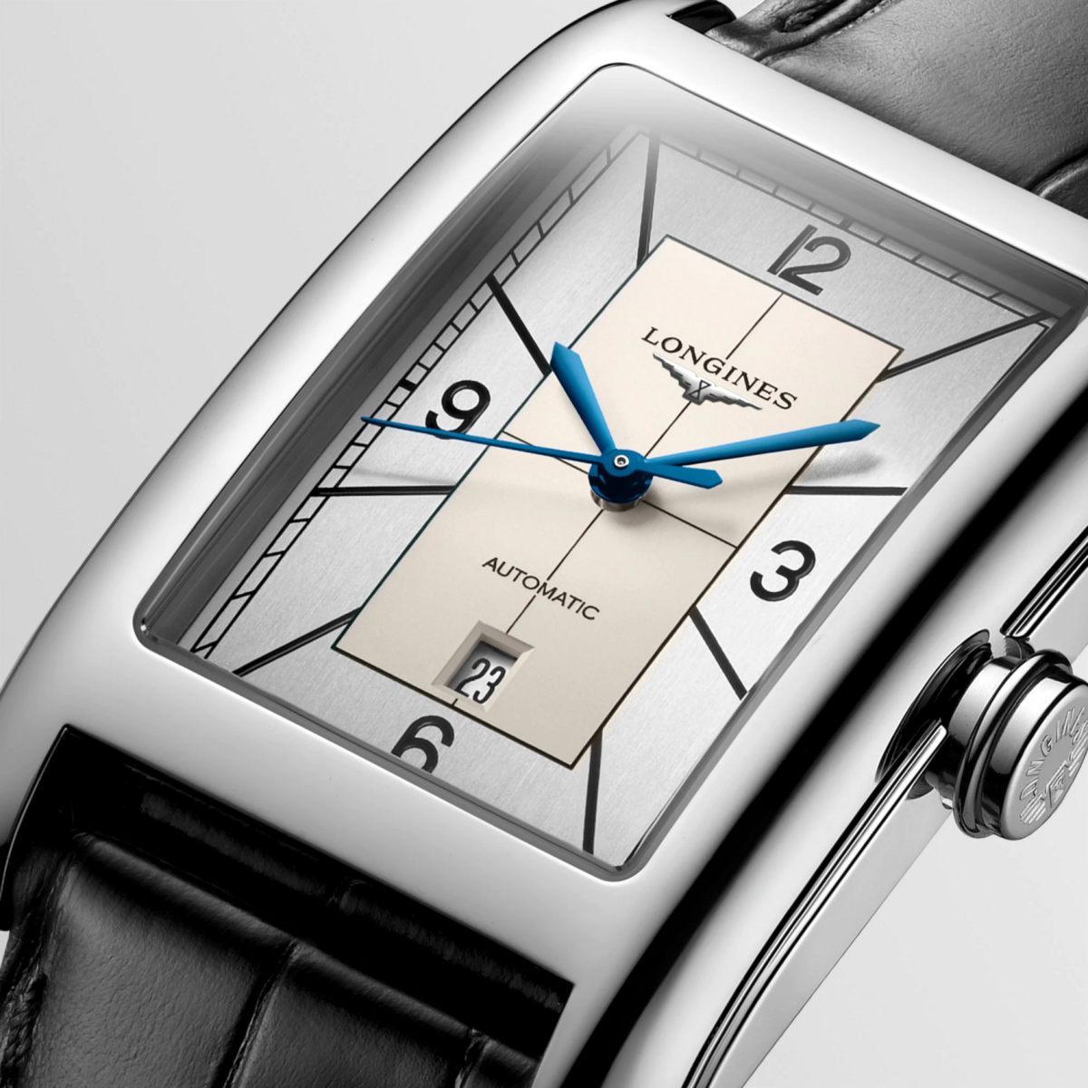 Longines DolceVita Silver Dial Stainless Steel Mens Watch  L57574730