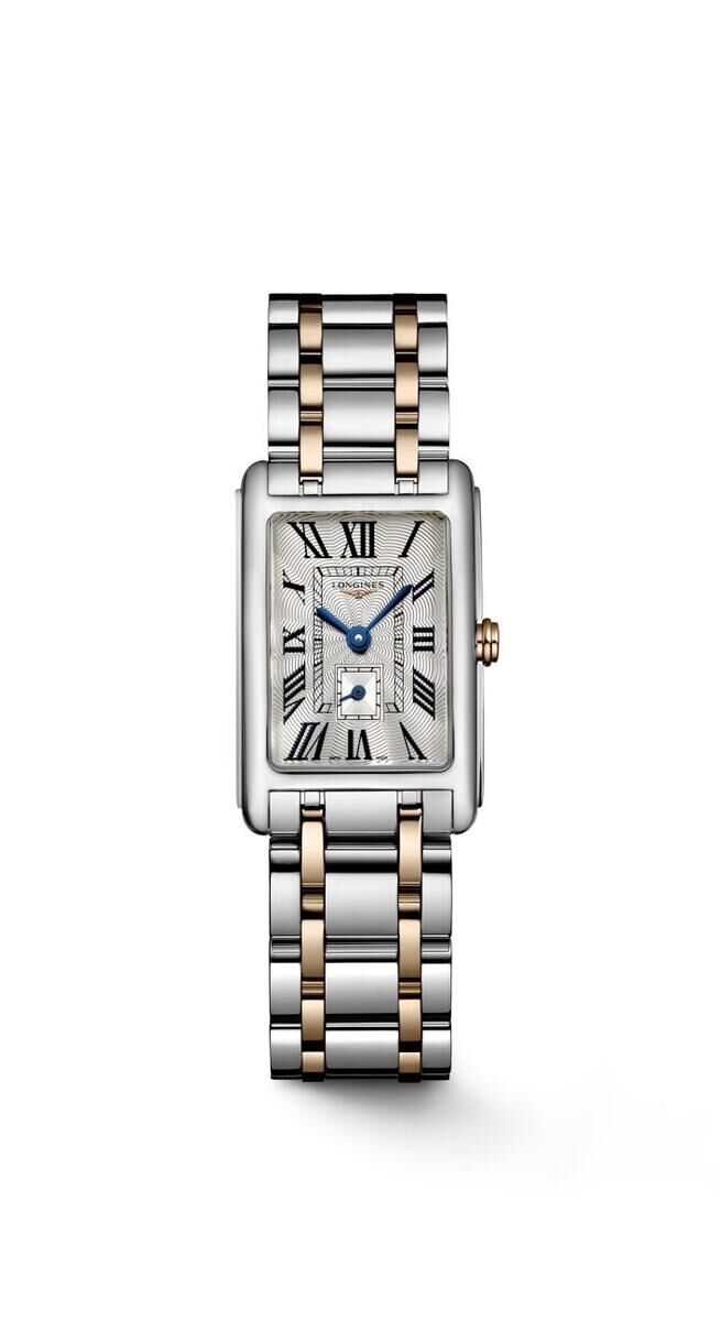 Longines DolceVita Silver Dial Two Tone Womens Quartz Watch L52555717